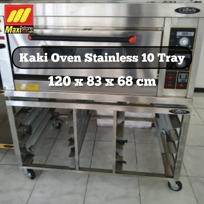 %$%$%$%$] CROWN Horeca Kaki Oven 10 Tray Stainless Steel