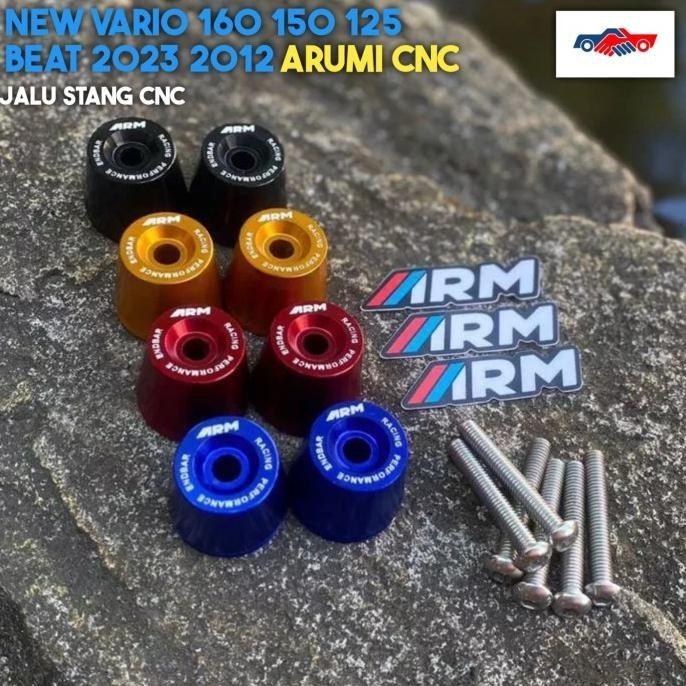 jalu stang ARUMI cnc NEW VARIO 160 150 125 cc BEAT DELUXE 2023-2012