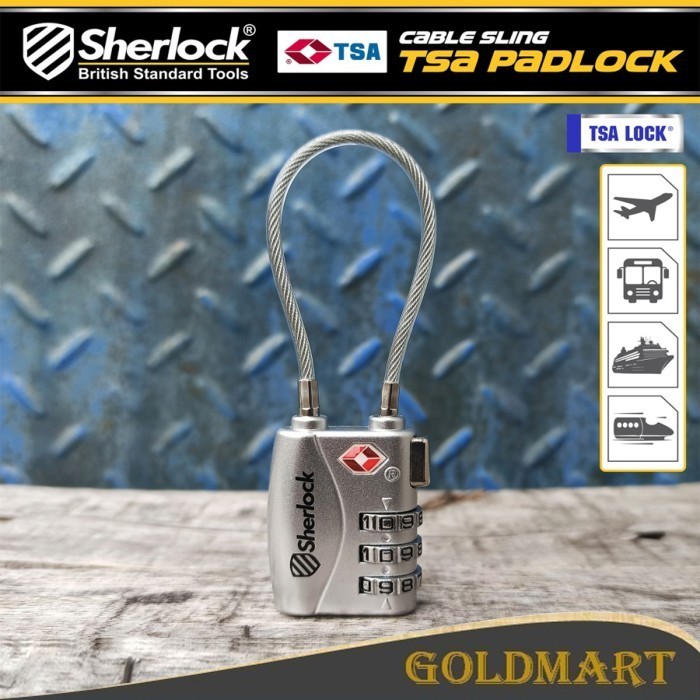 GEMBOK NOMOR / SHERLOCK GEMBOK KOPER TSA