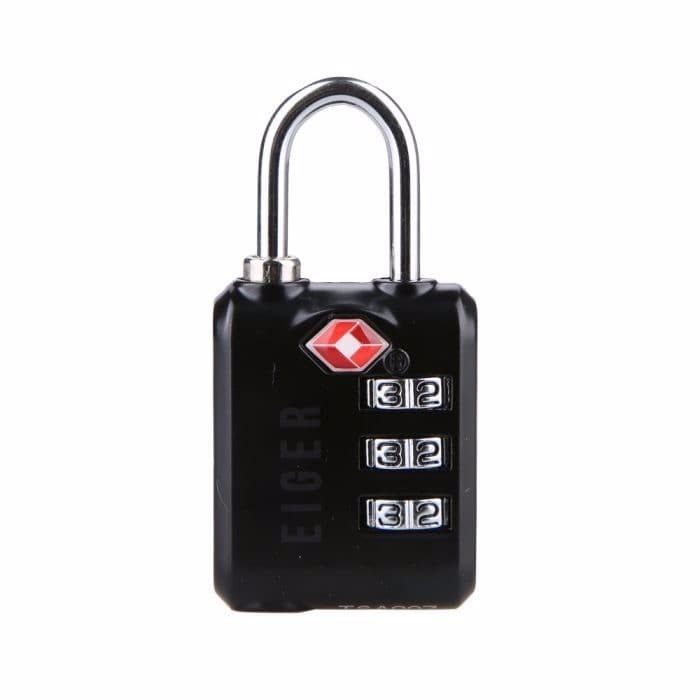 EIGER ZINC TRAVEL LOCK ORIGINAL // GEMBOK KOPER BERKUALITAS