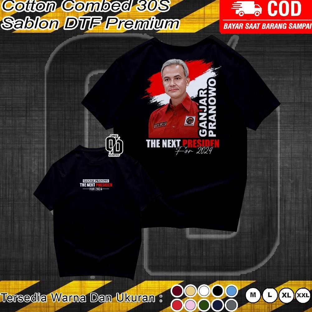 Promo Kaos Ganjar Pranowo Lengan Pendek Dan Panjang