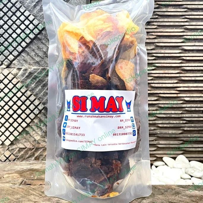 

Dendeng Kering Balado Simay Ukuran 1/2Kg Revi Staroutlet