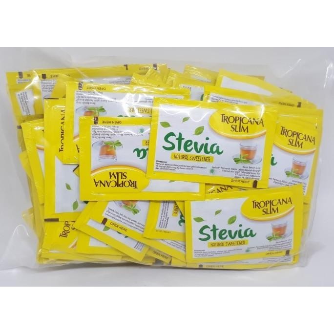 

Tropicana Slim Stevia Sweetener 100 Sachet 2.6 Gram April Staroutlet