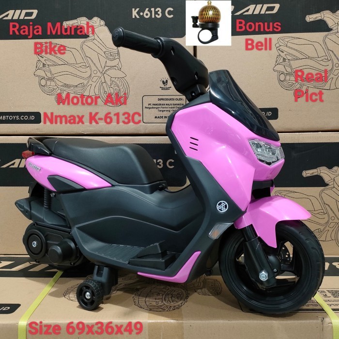 Motor Aki Nmax Raid K-613C Mainan Anak Motoran Aki Nmax Motor Aki Nmax