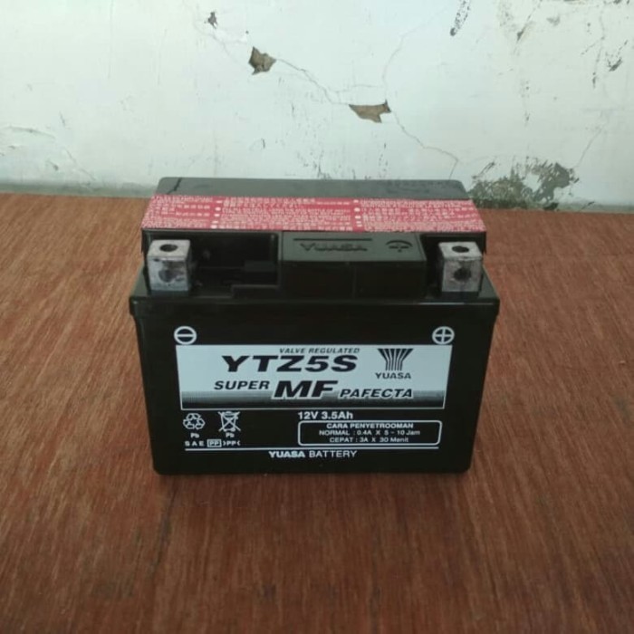 Aki Motor Yuasa Ytz5S Aki Kering Yuasa Ytz5S
