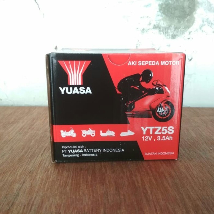 Aki Motor Yuasa Ytz5S Gtz5S Beat Vario 110 Karisma Revo Supra X 125