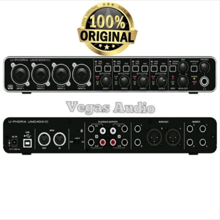 

UMC-404HD SOUNDD with MIDAS PREAM