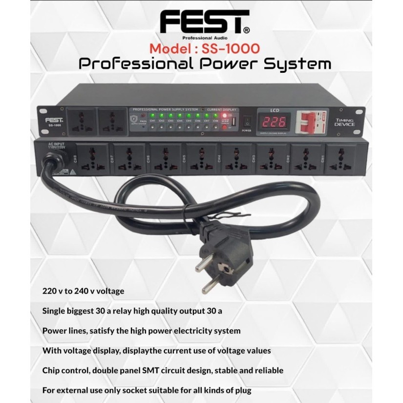 

POWER SEQUENCER FEST SS1000 / SS 1000 SQUENCER FEST ORIGINAL