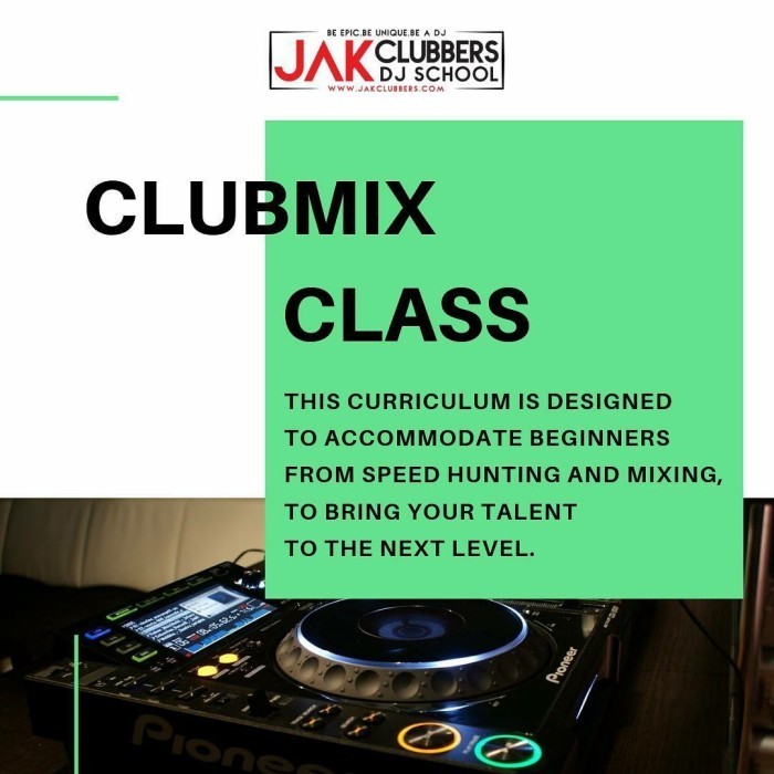 

BELAJAR DJ DARI BASIC CLUB MIX