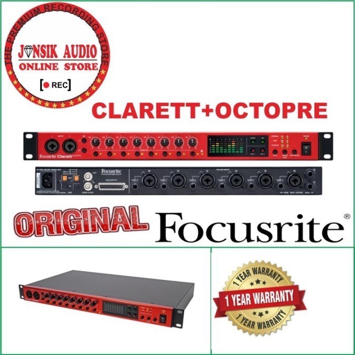 

rite Clarett+ OctoPre 8- ADAT Preamp