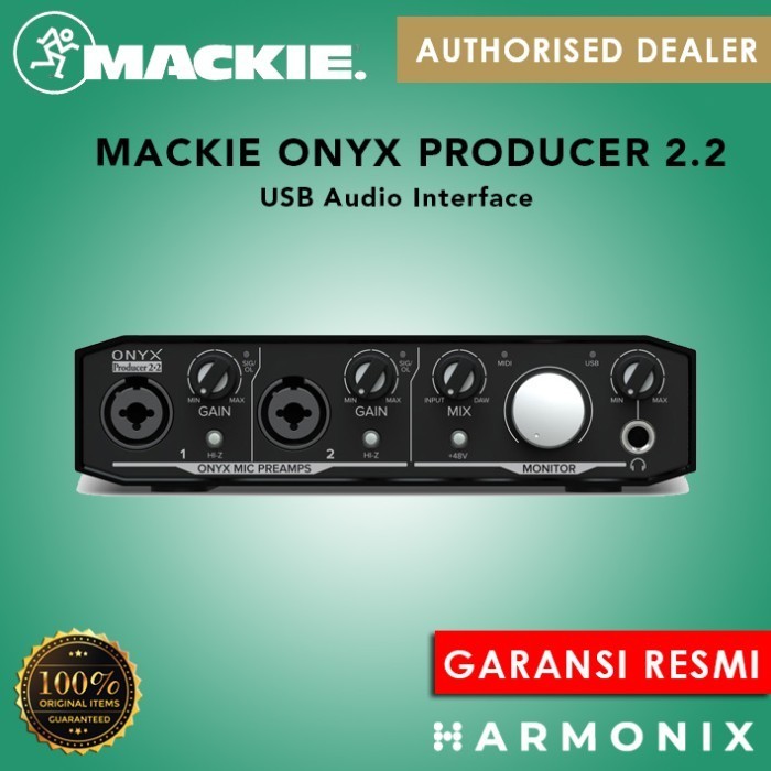 

MACKIE ONYX PRODUCER 2-2 USB AUDIO INTERFACE