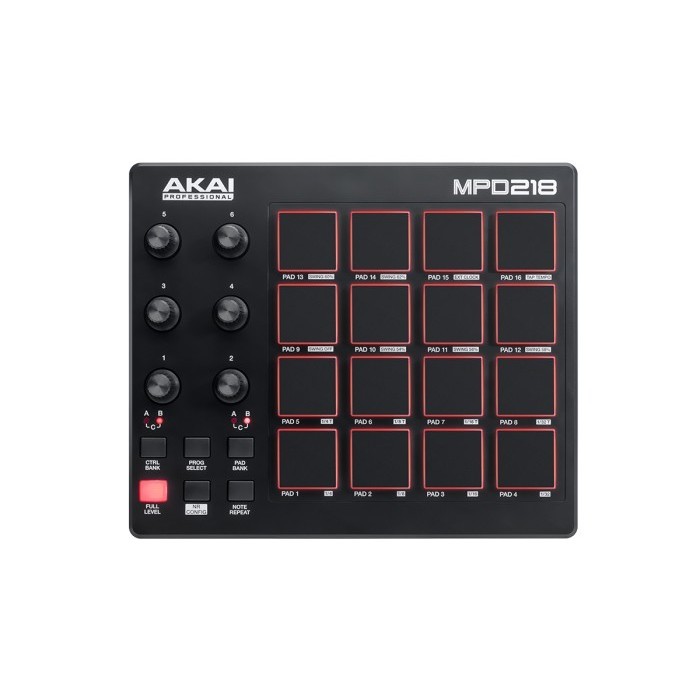 

AKAI MPD218 Drum Pad Controller