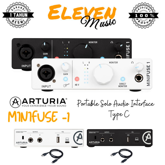 

Arturia MiniFuse 1 USB Portable Usb Type C Audio Interface