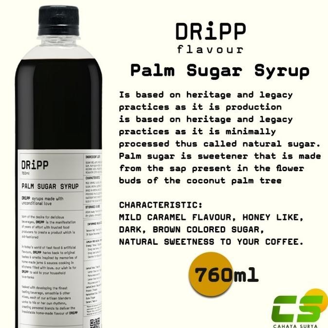 

Dripp Sirup / Syrup - Palm Sugar Syrup 760 Ml ( Gula Aren Cair ) April Staroutlet