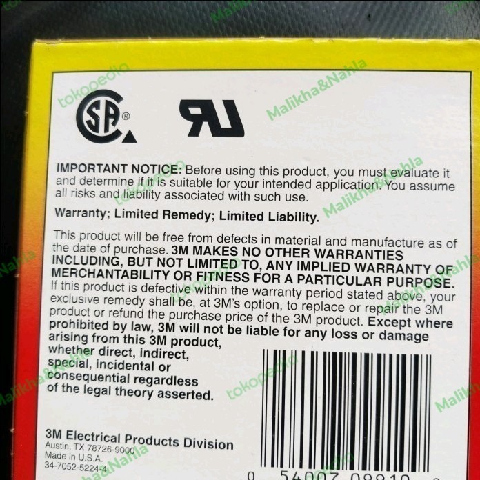 

langsung order saja] 3M Glass Cloth Electrical Tape 69, 3/4 in x 66 ft READY STOCK