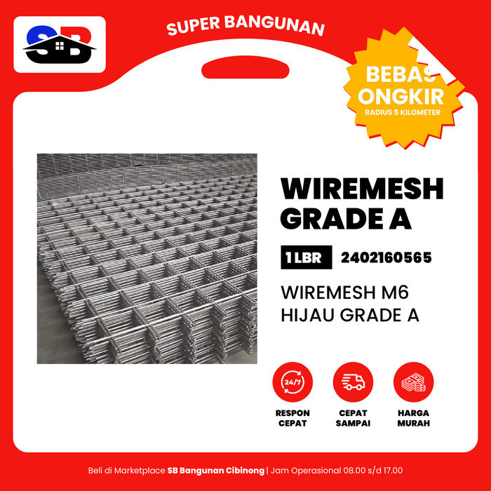 Kawat Besi Wiremesh Warmes M6 M8