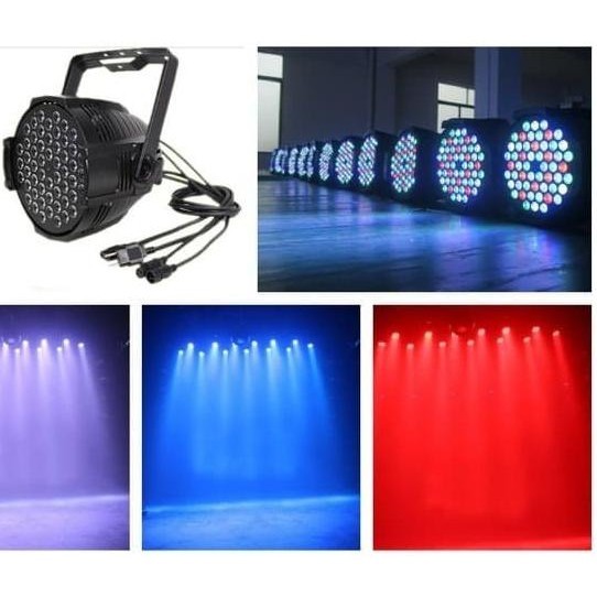 Lampu Par Led 54 RGBW 4kabel
