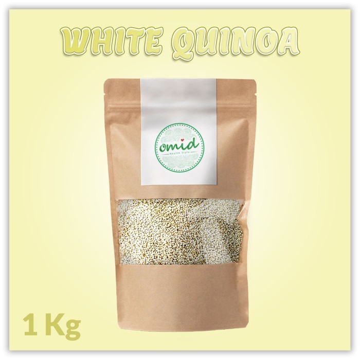 

Terlaris Organic White Quinoa Seeds (Biji Quinoa Putih Organik) 1kg SALE
