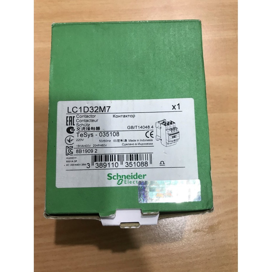 Kontaktor Lc1D32M7 Schneider Lc1D32