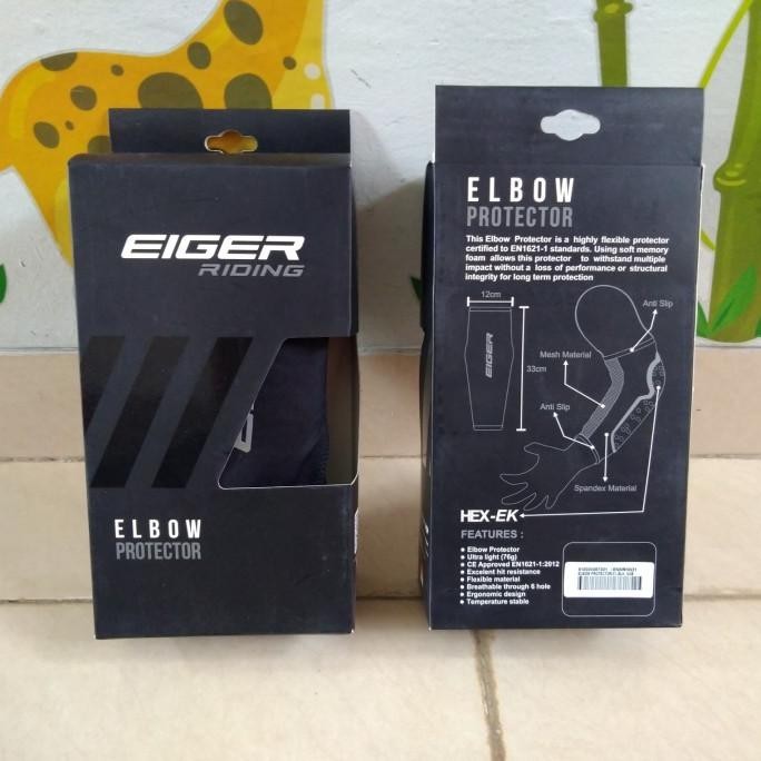 BEBAS ONGKIR - Protector Siku Riding Hex-Ek Eiger Elbow Protektor - Original