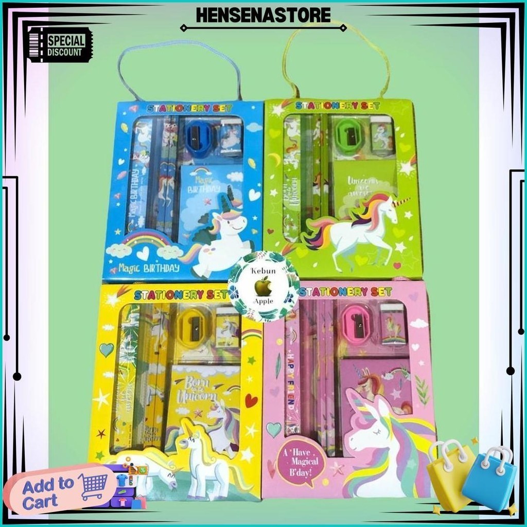 

Set Alat Tulis 6 In 1 / Set Stationary Alat Tulis Anak Bentuk Nanas Sale