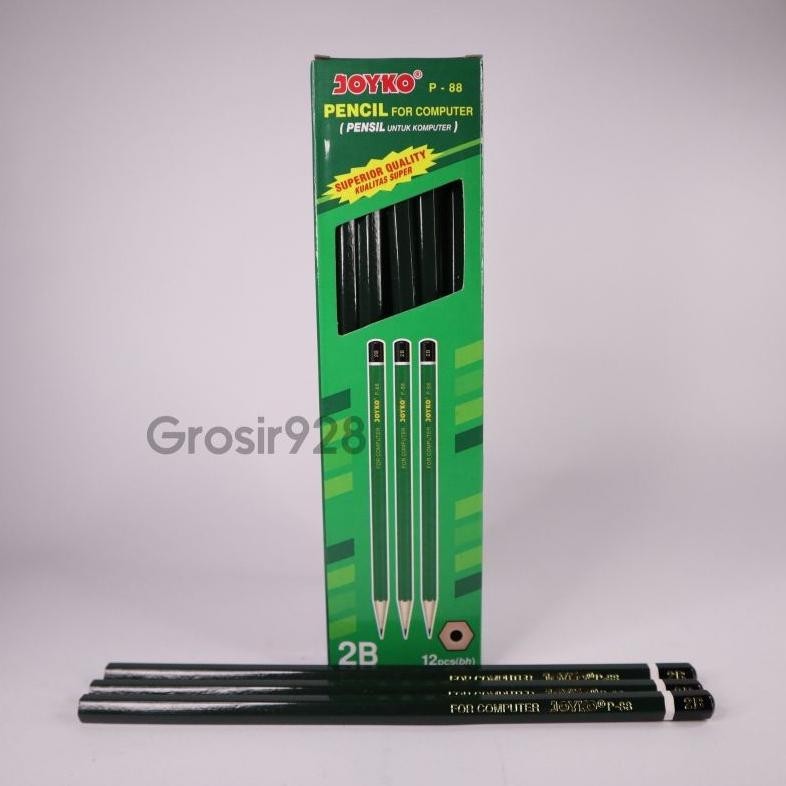 

(Per 12) Pensil / Pencil 2B Joyko P88 / P-88 Gratis Ongkir