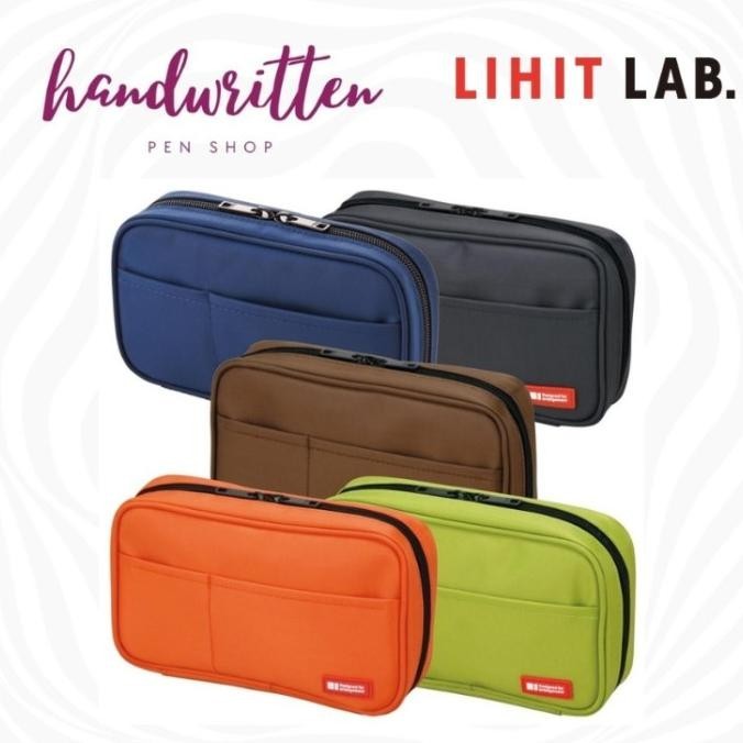 

Lihit Lab A-7551 Book Style Pen Case Single Zipper/ Tempat Pensil