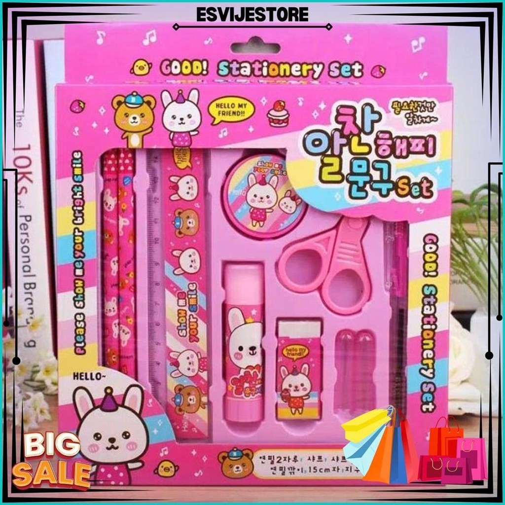 

Ns - Stationary Set / Set Alat Tulis Anak Kartun 10 In 1 Best Seller