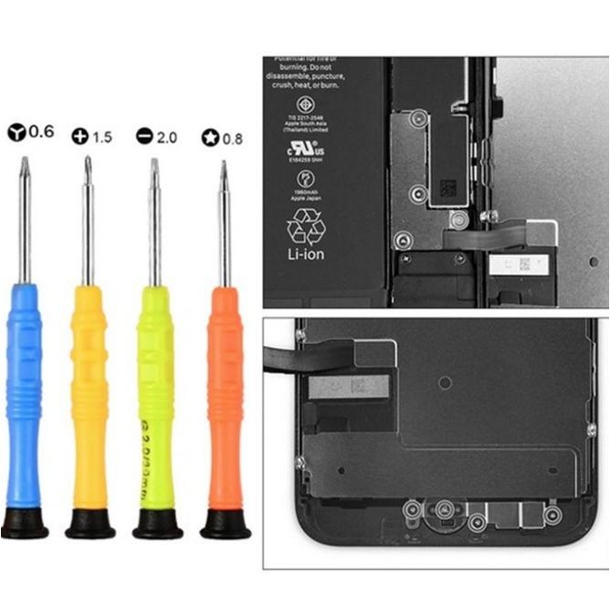 New Spesial Obeng Tool Set 14 In 1 For Apple Iphone 7 8 X Xr Xs 11 12