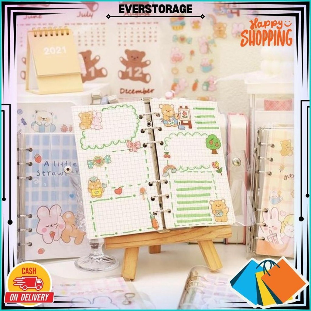 

Buku Binder 100 Halaman Paket Stiker Dan Gantungan Kunci 6 Ring Ukuran A6/ Buku Binder Stiker/ Buku Binder Cute/ Buku Binder Gantungan Kunci/ Buku Binder Beruang/ Buku Binder Kelinci Cod