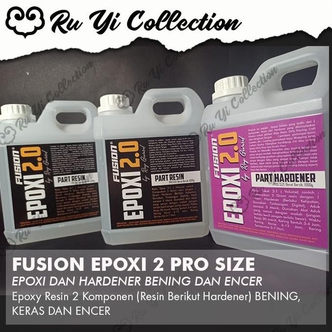 Fusion Epoxi 2 Resin Pro Size, Resin Art, Meja Resin, Resin Casting