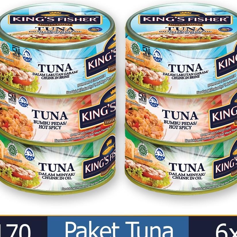 

Ktmstore Paket Tuna Kaleng Komplit King'S Fisher Semua Rasa 170G