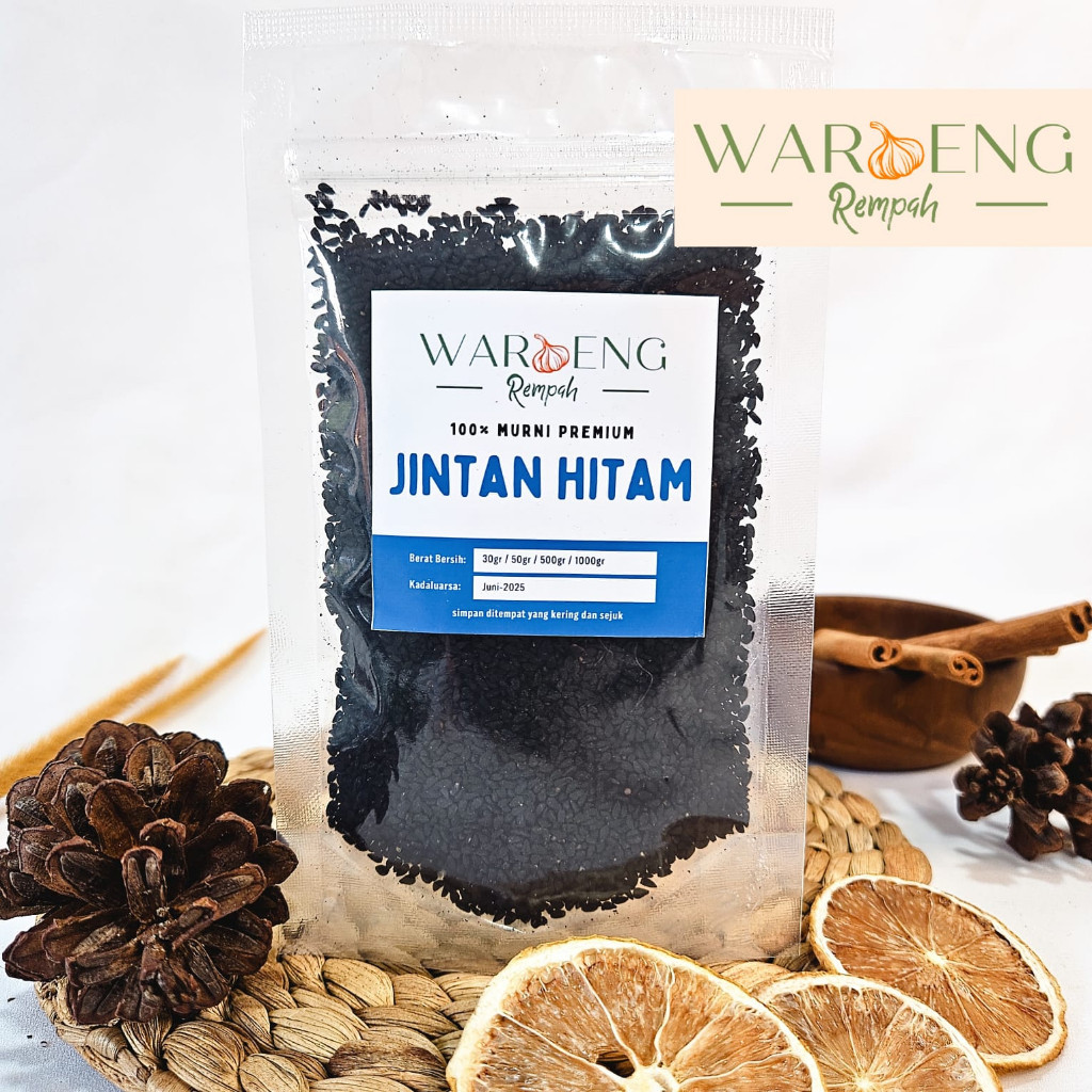 

Jintan Hitam Utuh / Habbatussauda / Waroeng Rempah Murah