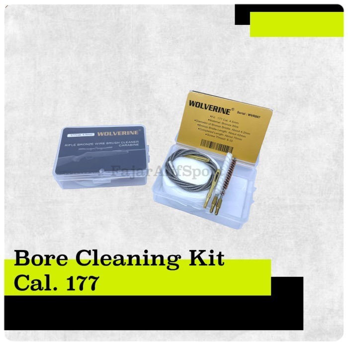 Sikat Laras - Pembersih Laras - Bore Cleaning Kit 4.5Mm