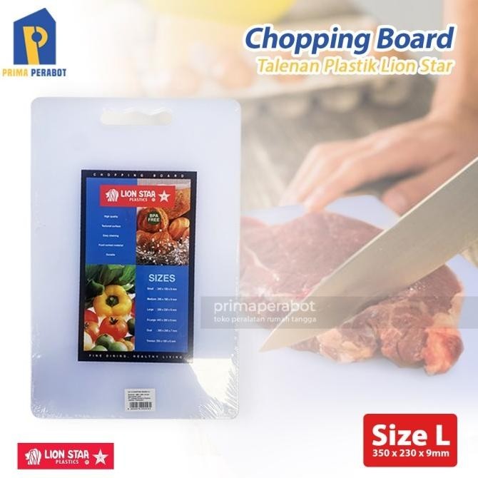 Talenan Plastik /Chopping Board Ukuran Besar (L) Lion Star