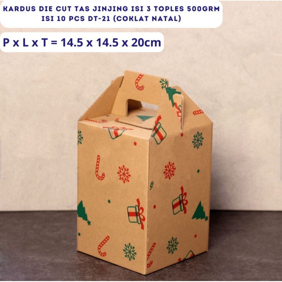 

Dus Jinjing Box isi 3 Toples 500gr Coklat Natal I 14.5 x 14.5 x 20cm harga per 10pcs kotak dus unggul box packaging