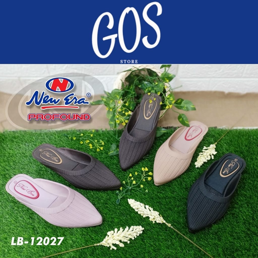 Sandal Karet Wanita // gos NEW ERA LB 12027 Sepatu Sendal Wanita Wedges Selop Karet Jelly Sandal