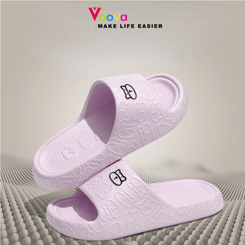 Sandal Slop Wanita // VOOVA Sandal Slop Jelly Karet Model Bear Wanita Rumah Slipper / Sandal Indoor