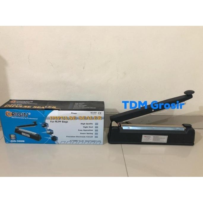 [Promo] Hand Sealer Impulse Sealer Mesin Penyegel Plastik 30 Cm Body Besi