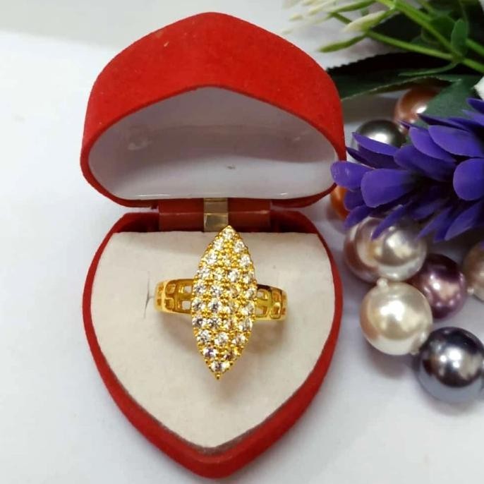 PL2829 promo murah cincin replika berlian gratis kotak cincin cantik