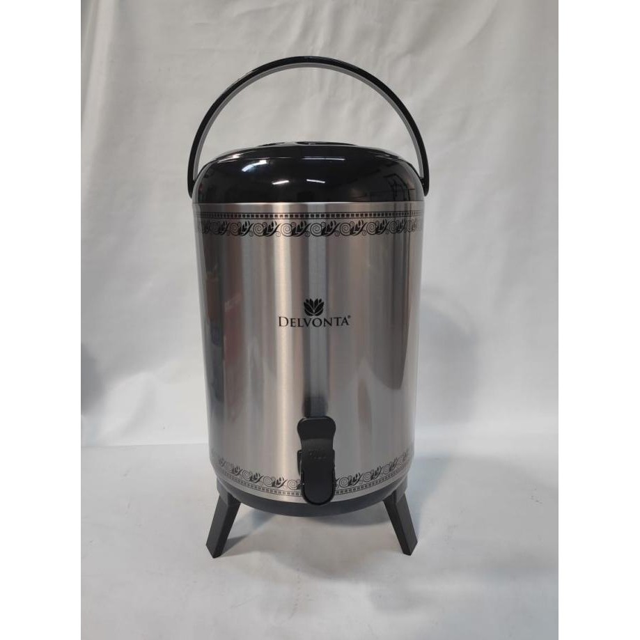 [Promo] Delvonta Termos 10 Liter Dispenser Air Panas Dingin Stainless 9.5L