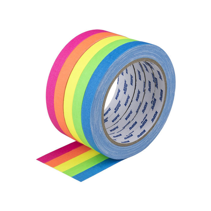 

Kupo Gaffa Cloth Spike Tape Mix Color 5 Roll - 12Mm X 15Yard Length