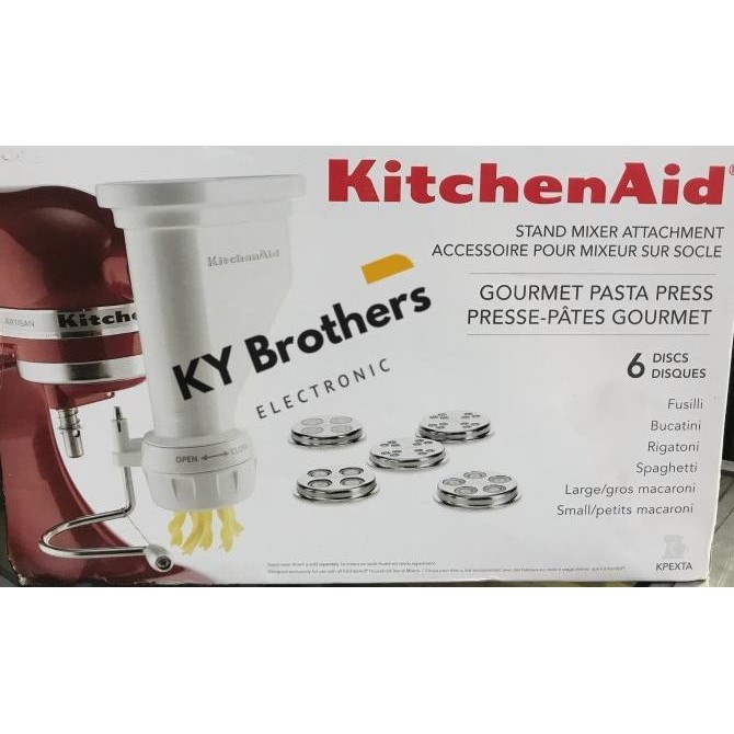 [Ready] Kitchenaid Gourmet Pasta Press Kpexta Mixer Attachment Pasta Maker