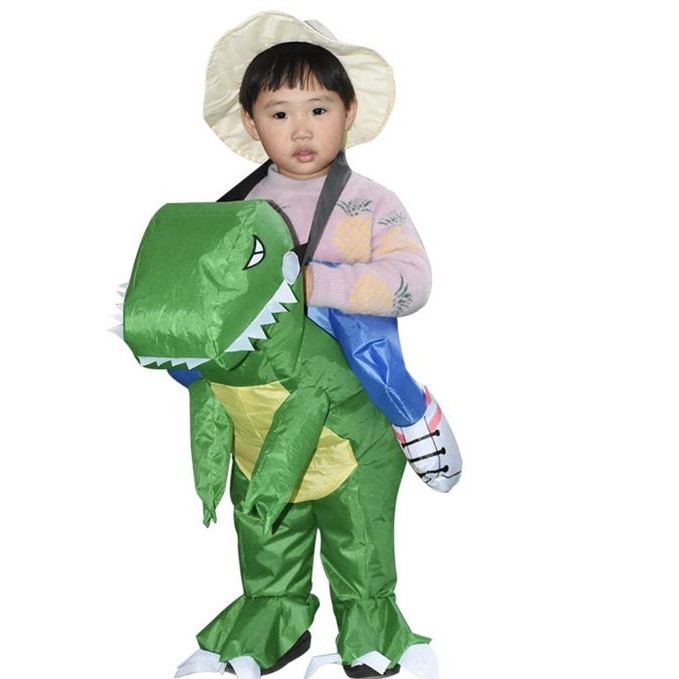 Kostum Dino Anak Pesta Cosplay Dinosaurus Anak Ultah Badut Inflatable