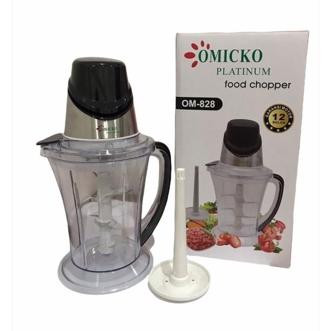 [Ready Stock] Food Chopper 2L Omicko Om828/Om829 Food Procesor Omicko Penggiling Dag