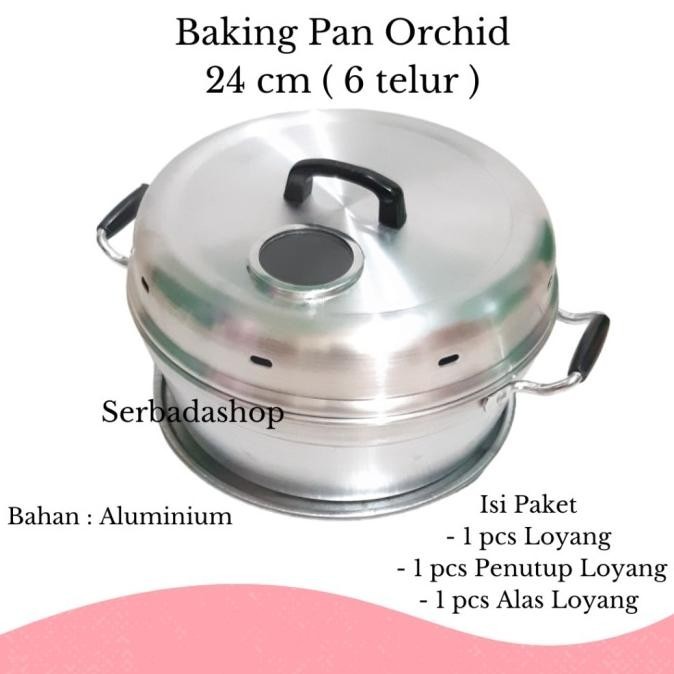 Panci Oven Cetakan Kue Bolu/Baking Pan 24Cm