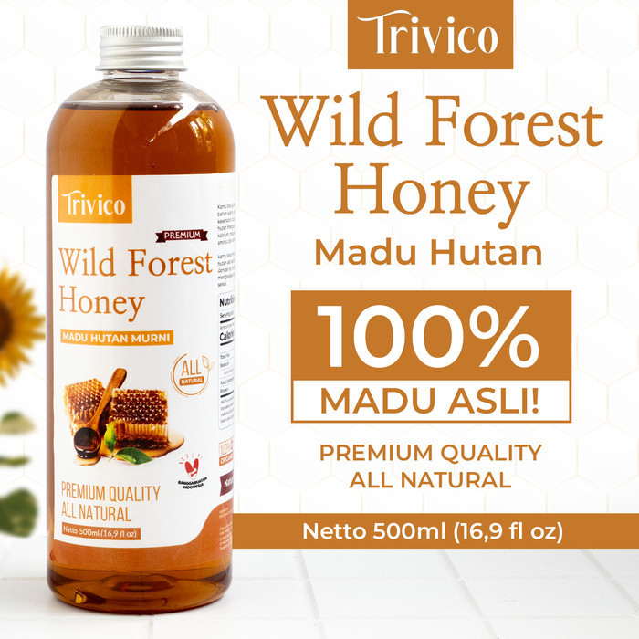 

Ready TRIVICO MADU HUTAN MURNI 100% 500ML WILD FOREST HONEY RAW NATURAL