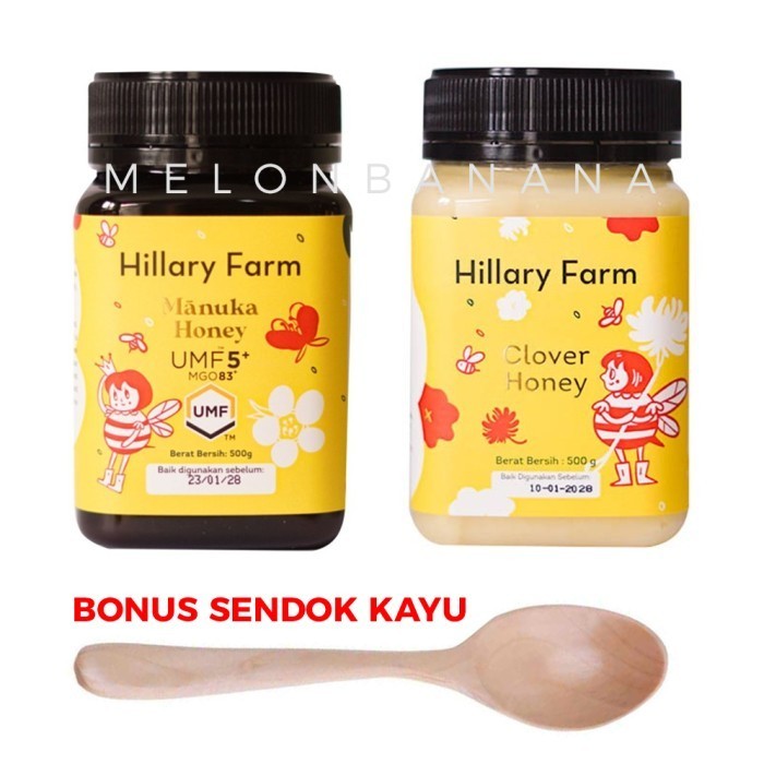 

Ready Hillary Farm MANUKA Honey UMF 5 & PAKET SPECIAL (MADU)