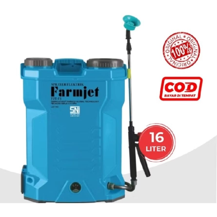 SEMPROT PERTANIAN SPRAYER ELEKTRIK FARMJET KINGBULL 16 LITER Alat Semprot Tanaman Pertanian tanaman 