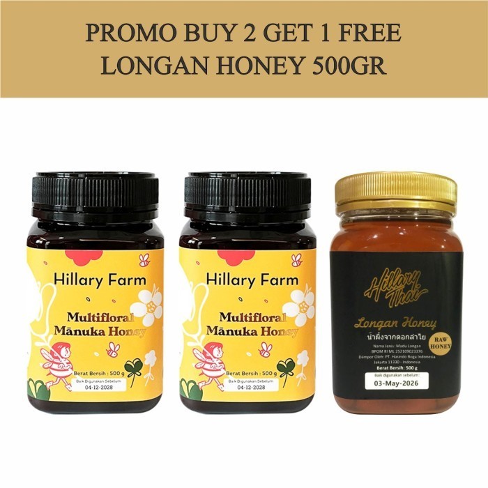 

Ready Manuka Honey Blend + Manuka Honey Blend Free Madu